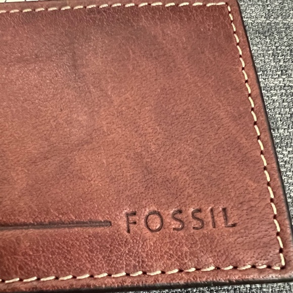 NWT FOSSIL ALLEN RFID BIFOLD MINI WALLET CARD HOLDER - Picture 2 of 6